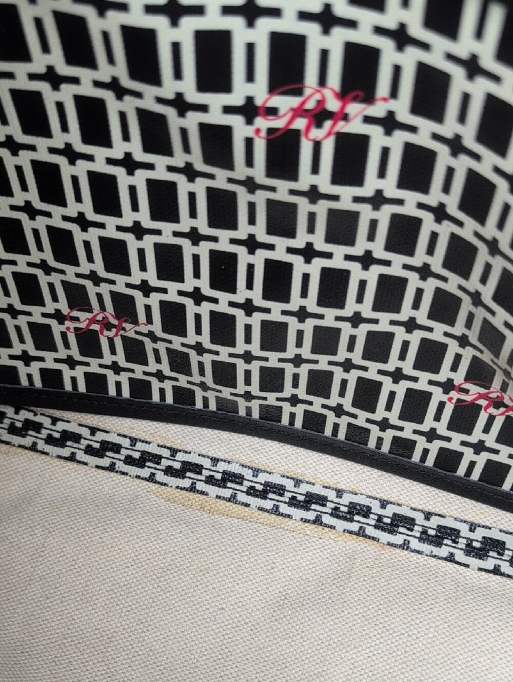Roger Vivier Coated Canvas and Leather Shopper Tote - Picture 7 of 16